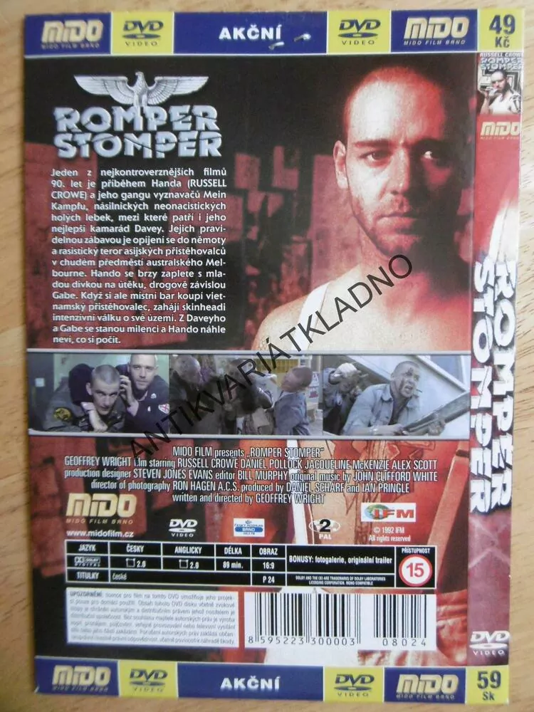 ROMPER STOMPER, DVD FILM