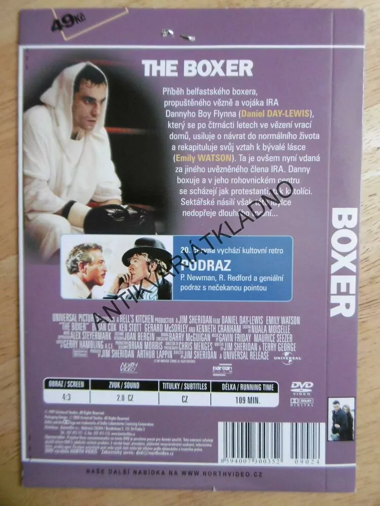 BOXER, DVD FILM