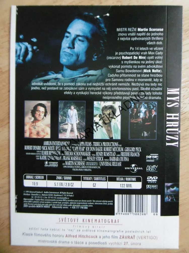 MYS HRŮZY, DVD FILM