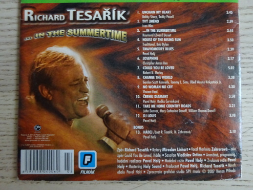 RICHARD TESAŘÍK, ...IN THE SUMMERTIME, DVD HUDBA