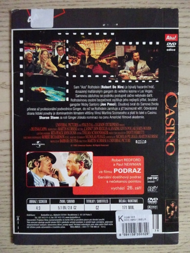 CASINO, DVD FILM