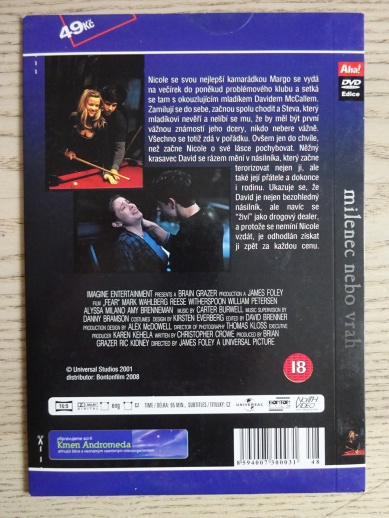 MILENEC NEBO VRAH, DVD FILM