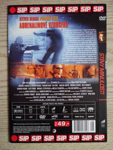 STÍNY MINULOSTI, STEVEN SEAGAL,  DVD FILM