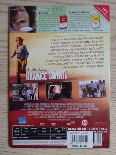HRANICE SMRTI, DVD FILM