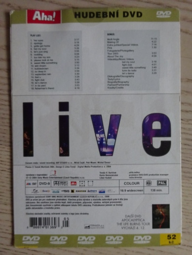 SUPPORT LESBIENS, LIVE, DVD HUDBA