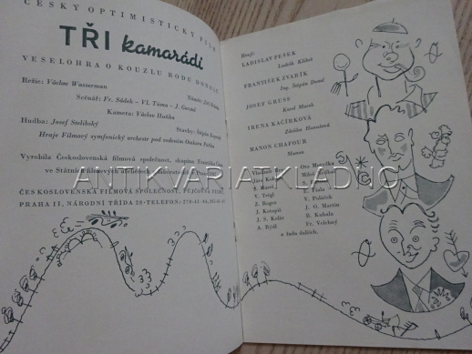TŘI KAMARÁDI, L. PEŠEK, FILMOVÝ PROGRAM 114