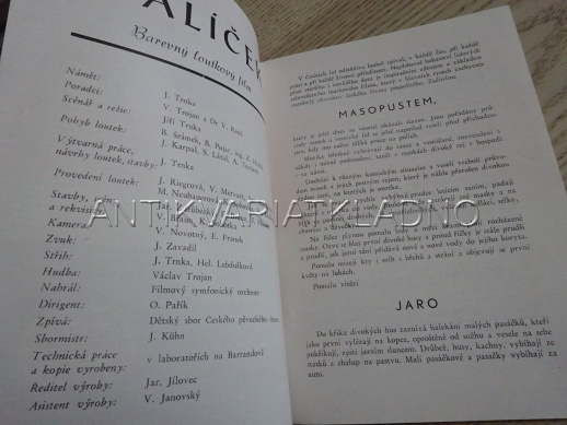 ŠPALÍČEK, J. TRNKA, FILMOVÝ PROGRAM 116