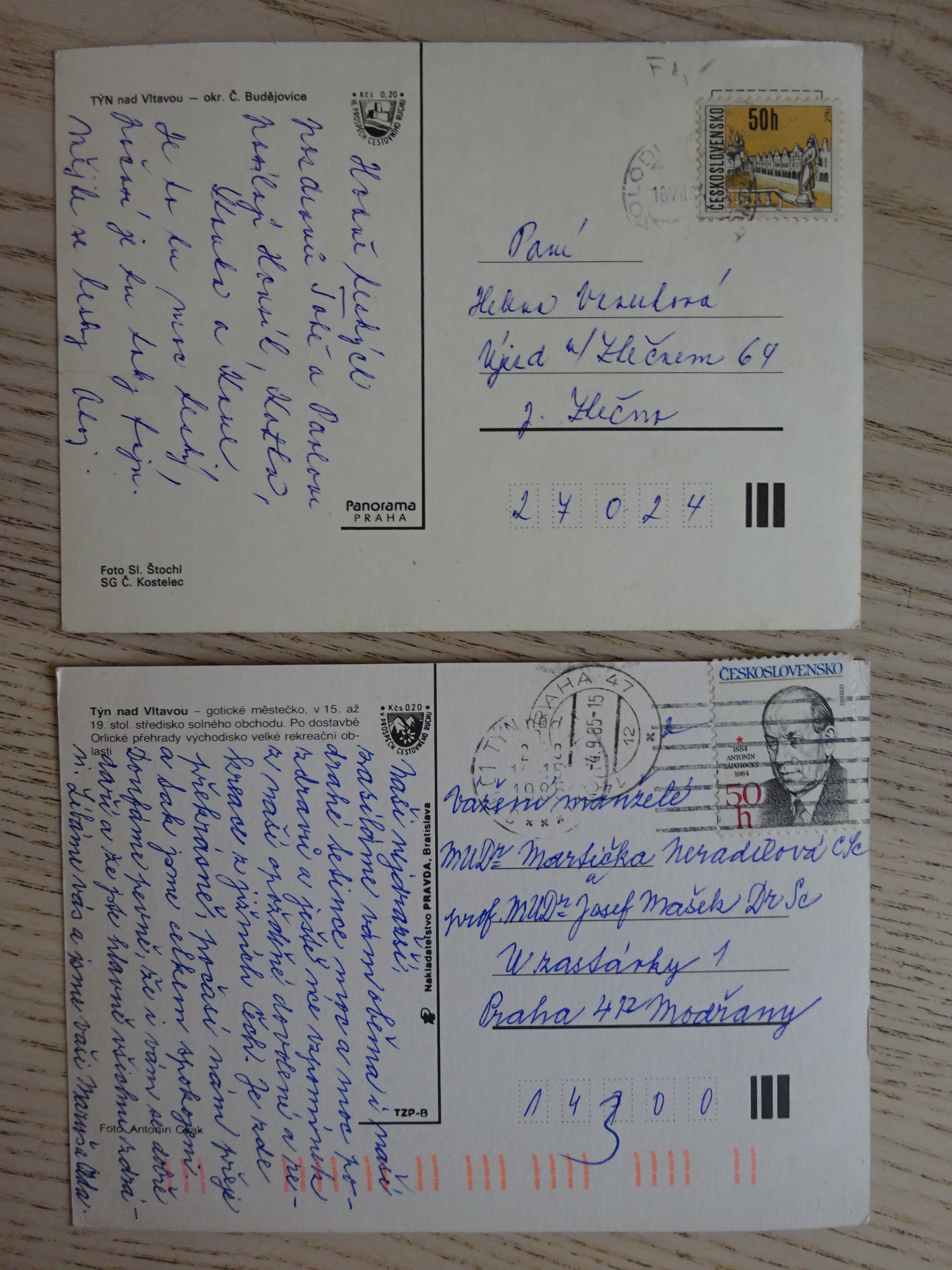 TÝN NAD VLTAVOU, OKRES ČESKÉ BUDĚJOVICE, 2 KUSY