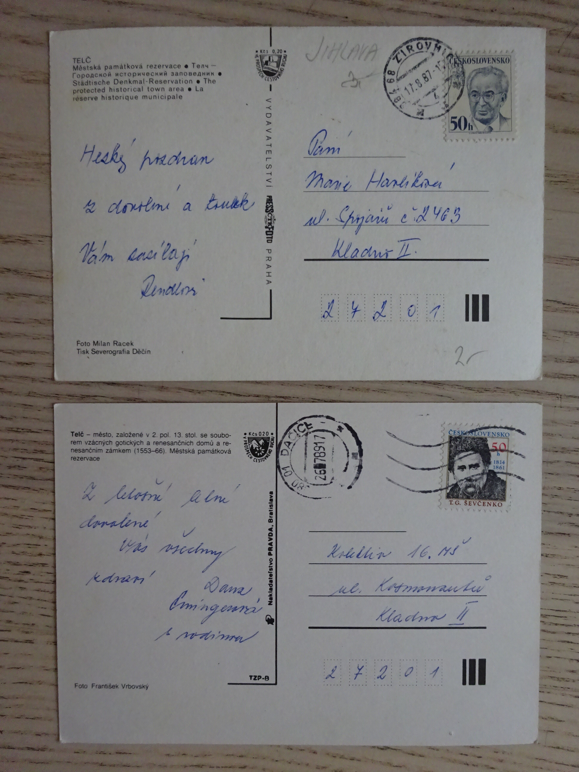 TELČ, OKRES JIHLAVA, 2 KUSY