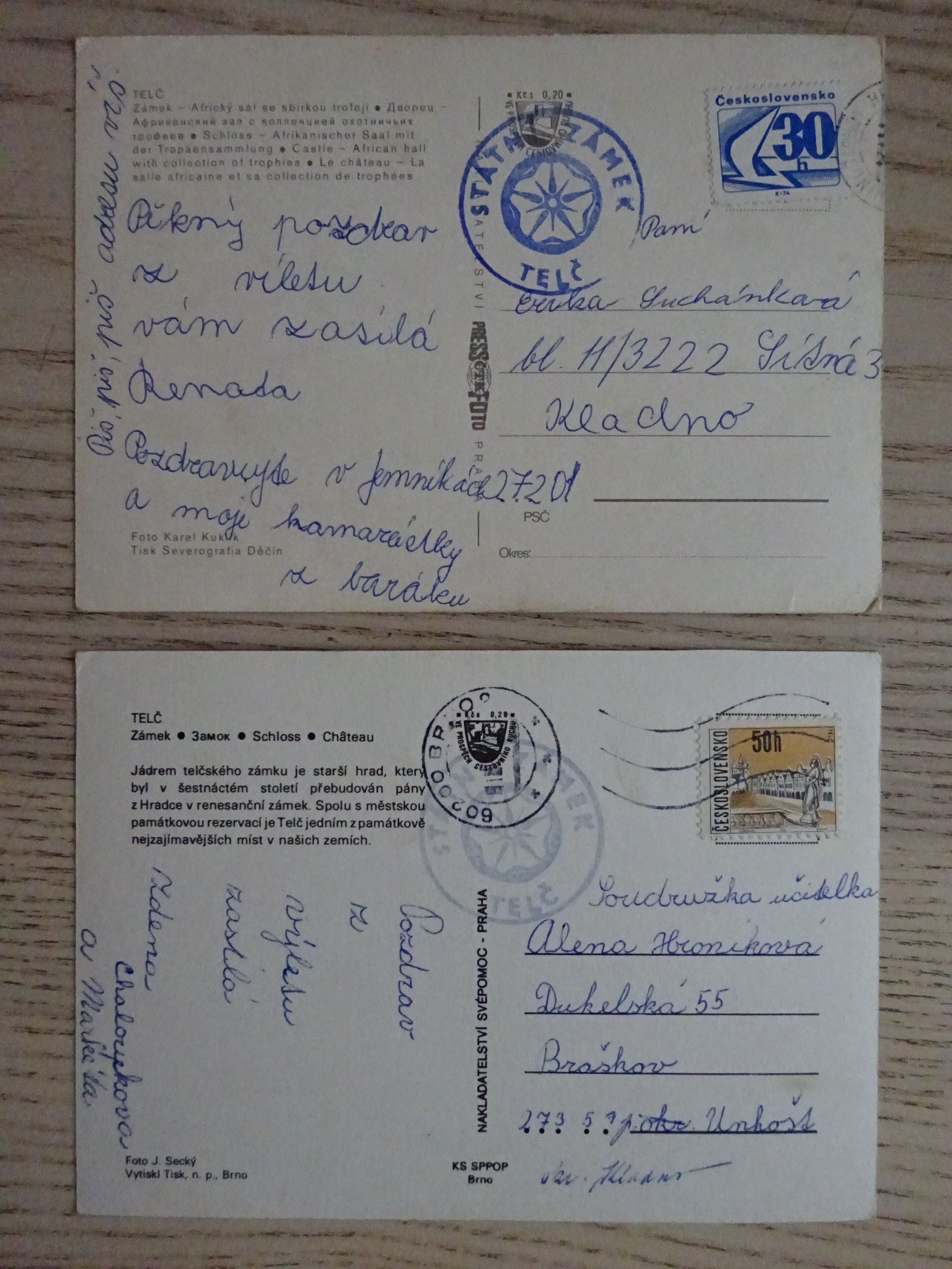 TELČ, OKRES JIHLAVA, 2 KUSY