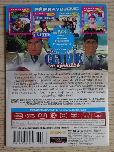 ČETNÍK VE VÝSLUŽBĚ, DVD FILM 