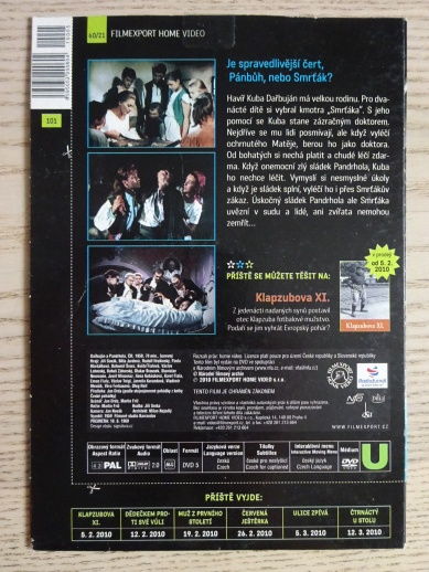 DAŘBUJÁN A PANDRHOLA, DVD FILM