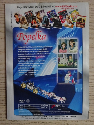 POPELKA, DVD FILM POHÁDKA