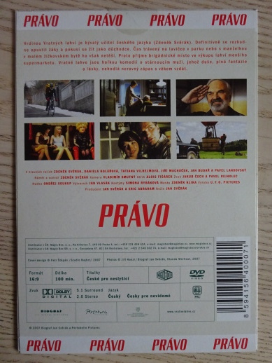 VRATNÉ LÁHVE, DVD FILM