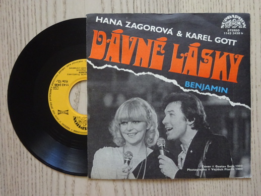 HANA ZAGOROVÁ, KAREL GOTT, DÁVNÉ LÁSKY, BENJAMIN, MALÁ DESKA