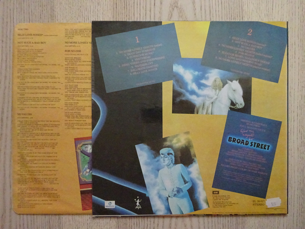 PAUL MCCARTNEY, GIVE MY REGARDS TO BROAD STREET, LP