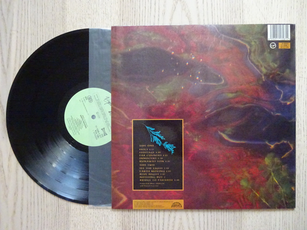 MIKE OLDFIELD, EARTH MOVING, GRAMODESKA