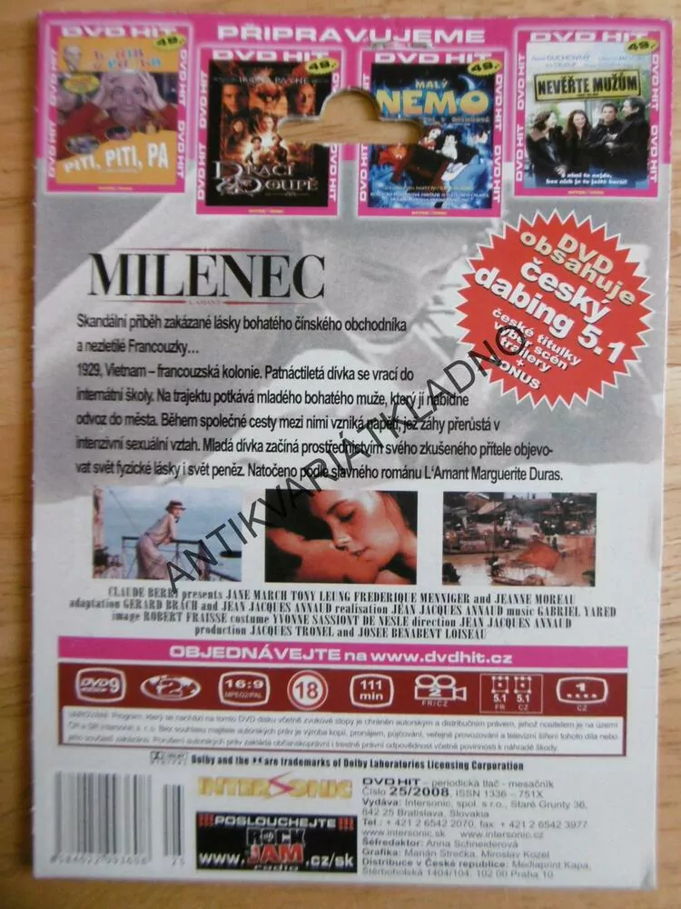 MILENEC, DVD FILM