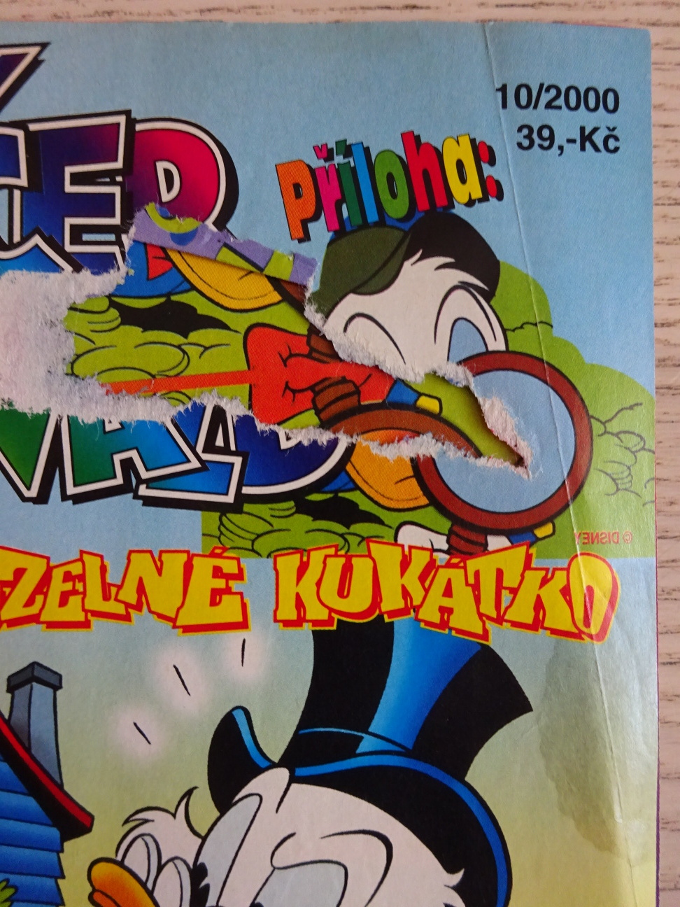 KAČER DONALD, 10/2000, komiks DISNEY