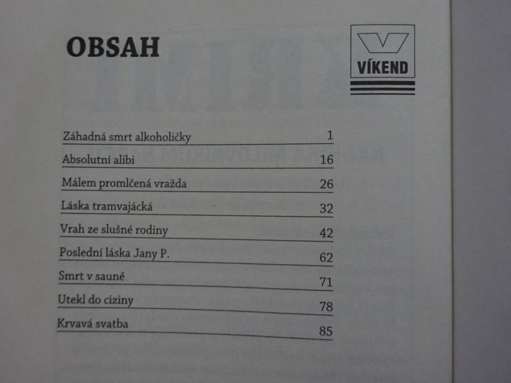 VRAH ZE SLUŠNÉ RODINY AJ. SKUTEČNÉ PŘÍBĚHY, 5/2018, **an