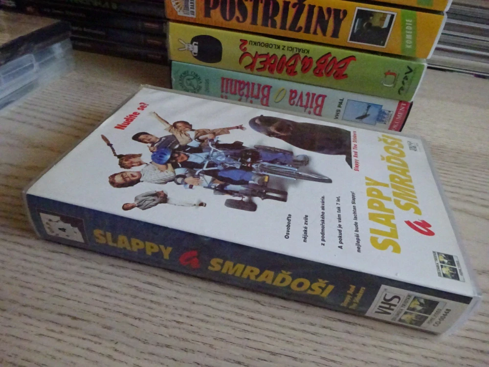 SLAPPY A SMRAĎOŠI, VHS VIDEOKAZETA