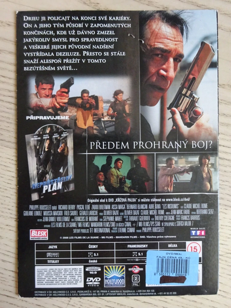 KŘÍŽOVÁ PALBA, DVD FILM
