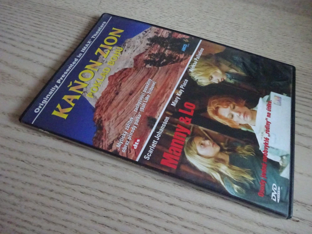 KAŇON ZION, MANNY A LO, DVD FILM