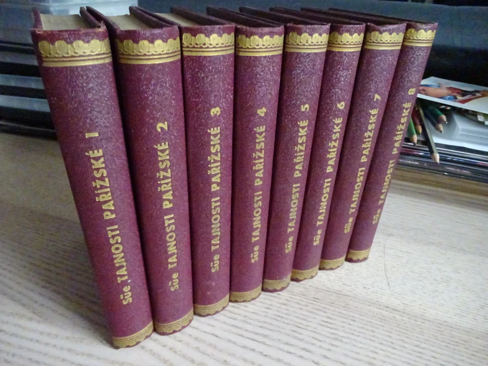 TAJNOSTI PAŘÍŽŠKÉ 1-8, EVŽEN SÜE, **an