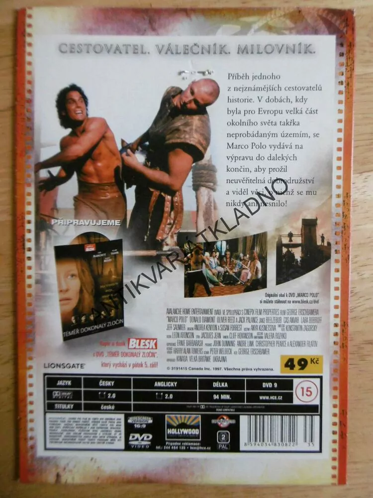 MARCO POLO, DVD FILM