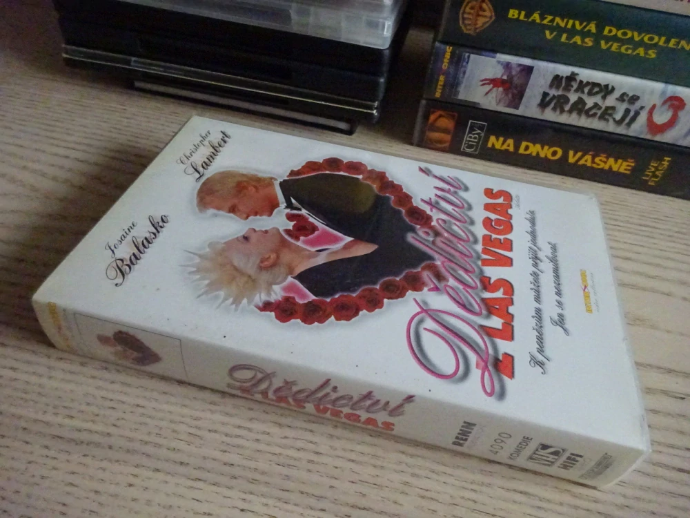 DĚDICTVÍ Z LAS VEGAS, VHS VIDEOKAZETA
