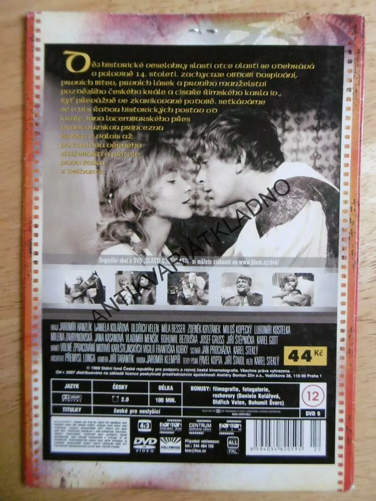 SLASTI OTCE VLASTI, DVD FILM