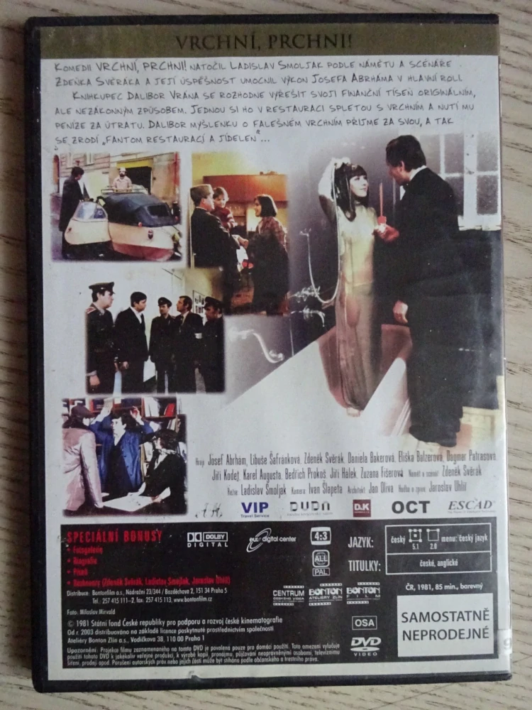 VRCHNÍ, PRCHNI!, DVD FILM ČR