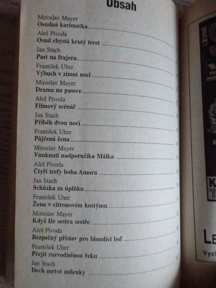 JAK SE VRAŽDÍ MILENKY, IV., KRIMI, **an