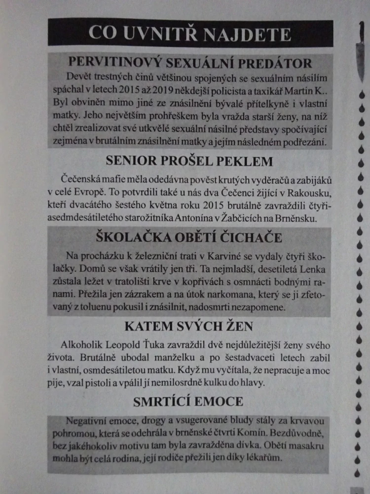 SKUTEČNÉ ZLOČINY Č. 39, **an