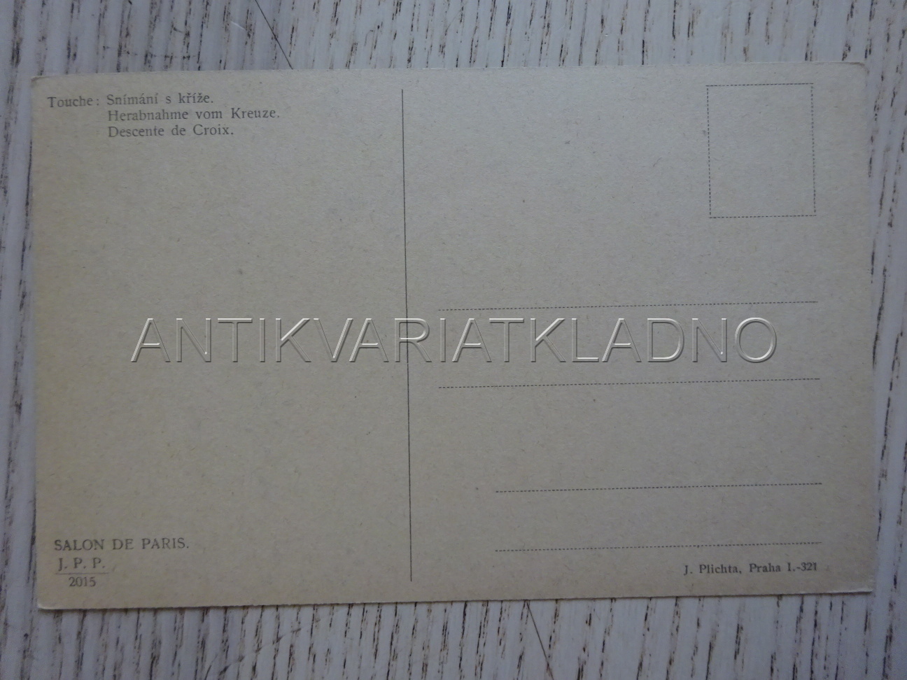 SNÍMÁNÍ Z KŘÍŽE, JEŽÍŠ KRISTUS, TOUCHE