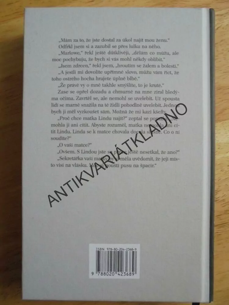 VYSOKÉ OKNO, RAYMOND CHANDLER