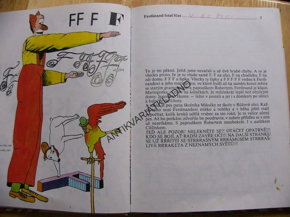 KLAUN FERDINAND A RAKETA, OTA HOFMAN,CIRKUS