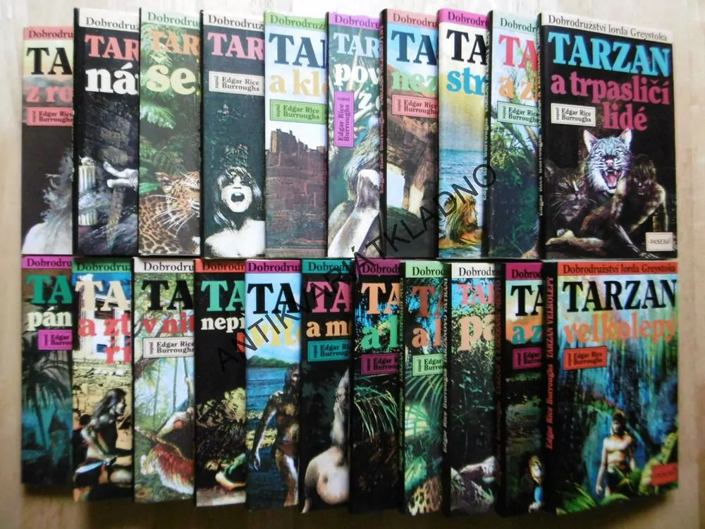 TARZAN, DOBRODRUŽSTVÍ LORDA GREYSTOKA, 1-24, EDGAR RICE BURROUGHS
