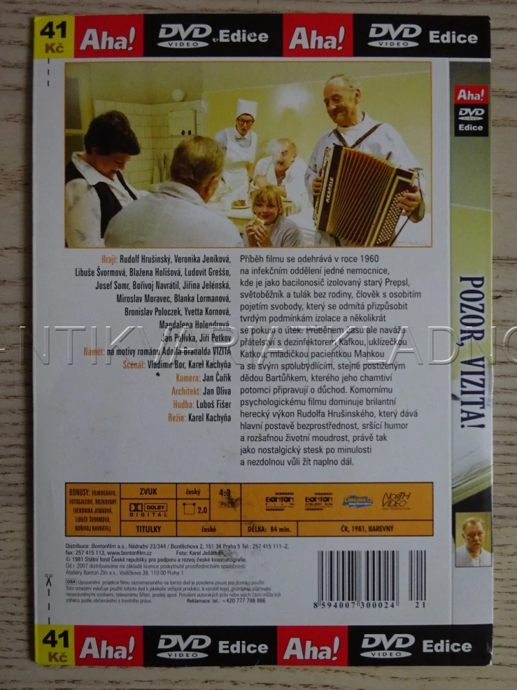 POZOR, VIZITA!, DVD FILM ČR