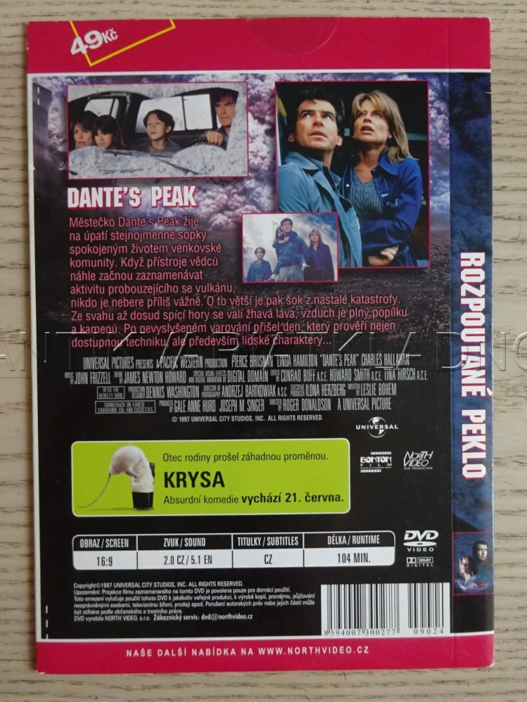 ROZPOUTANÉ PEKLO, PIERCE BROSNAN, LINDA HAMILTON, DVD FILM