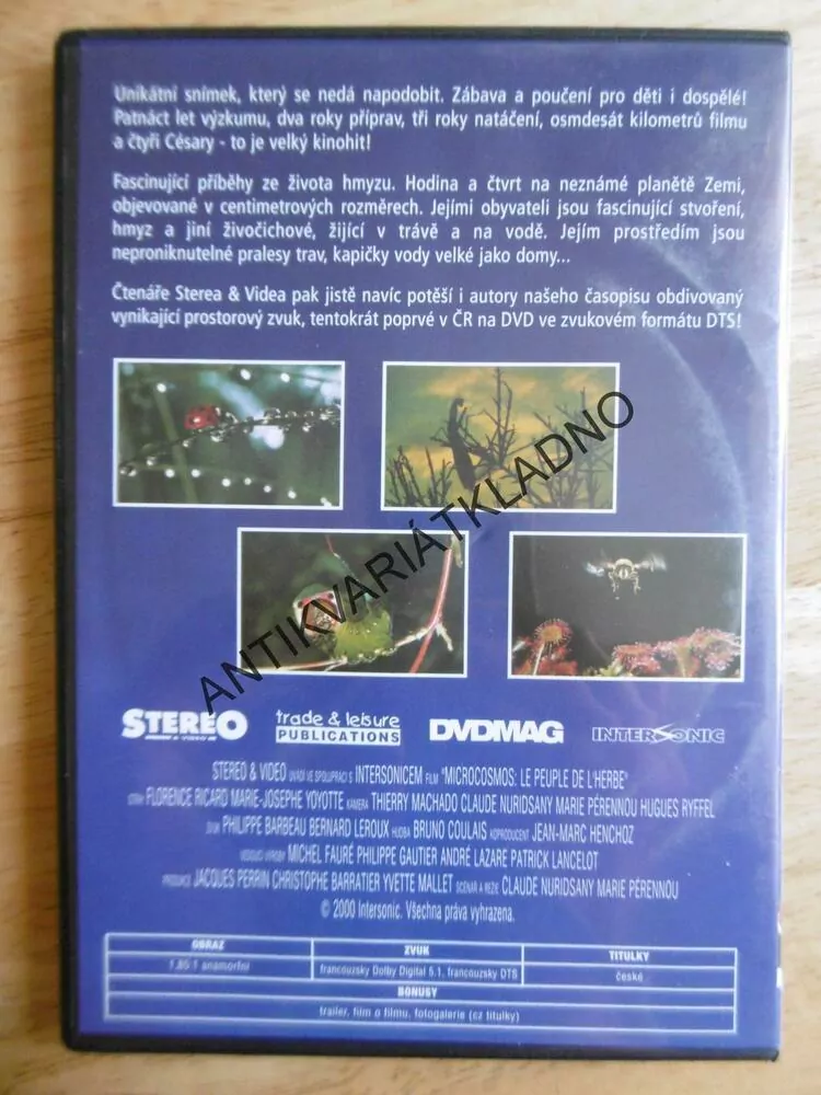 MICROCOSMOS, DVD FILM DOKUMENT