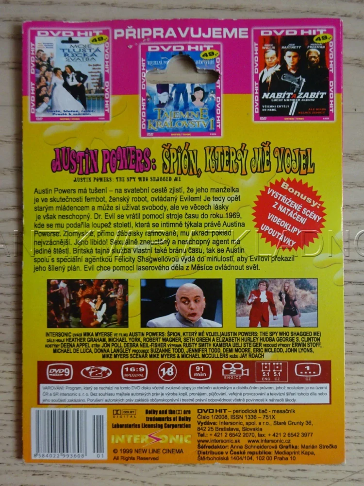 AUSTIN POWERS: ŠPIÓN, KTERÝ MĚ VOJEL, DVD FILM