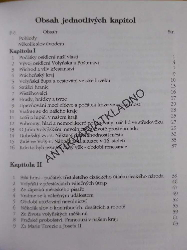 POHLEDY DO HISTORIE VOLYNĚ A POŠUMAVÍ, 1299-1999, PODHORSKÝ,