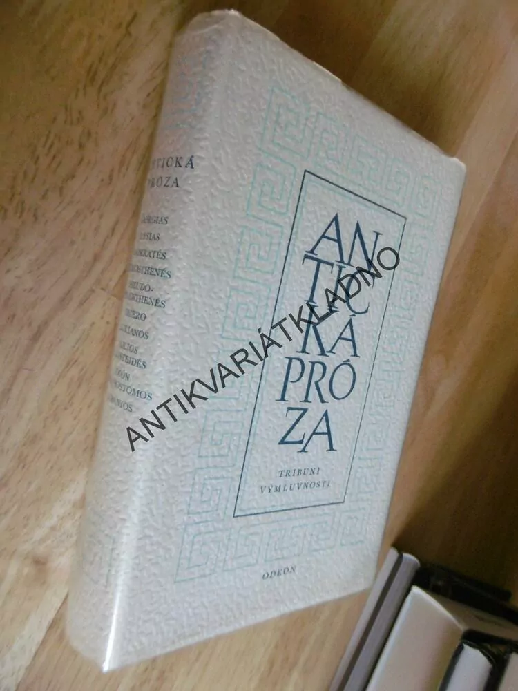 ANTICKÁ PRÓZA, TRIBUNI VÝMLUVNOSTI, ANTICKÁ KNIHOVNA, **an