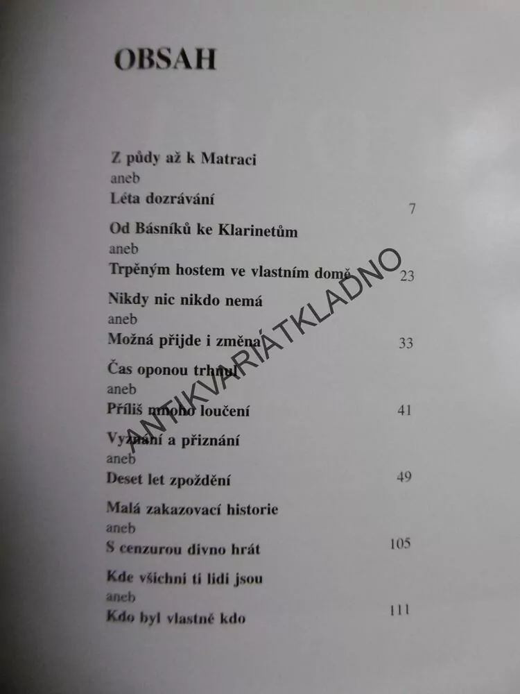SEMAFOR, 40 NEZAPOMENUTELNÝCH LET, JAN J. VANĚK, **an
