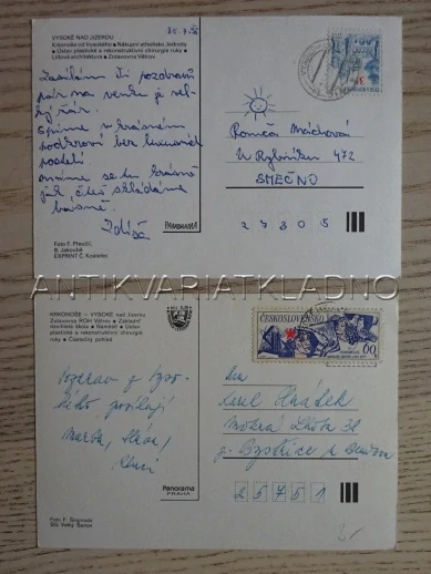 VYSOKÉ NAD JIZEROU, OKRES SEMILY, 2 KUSY