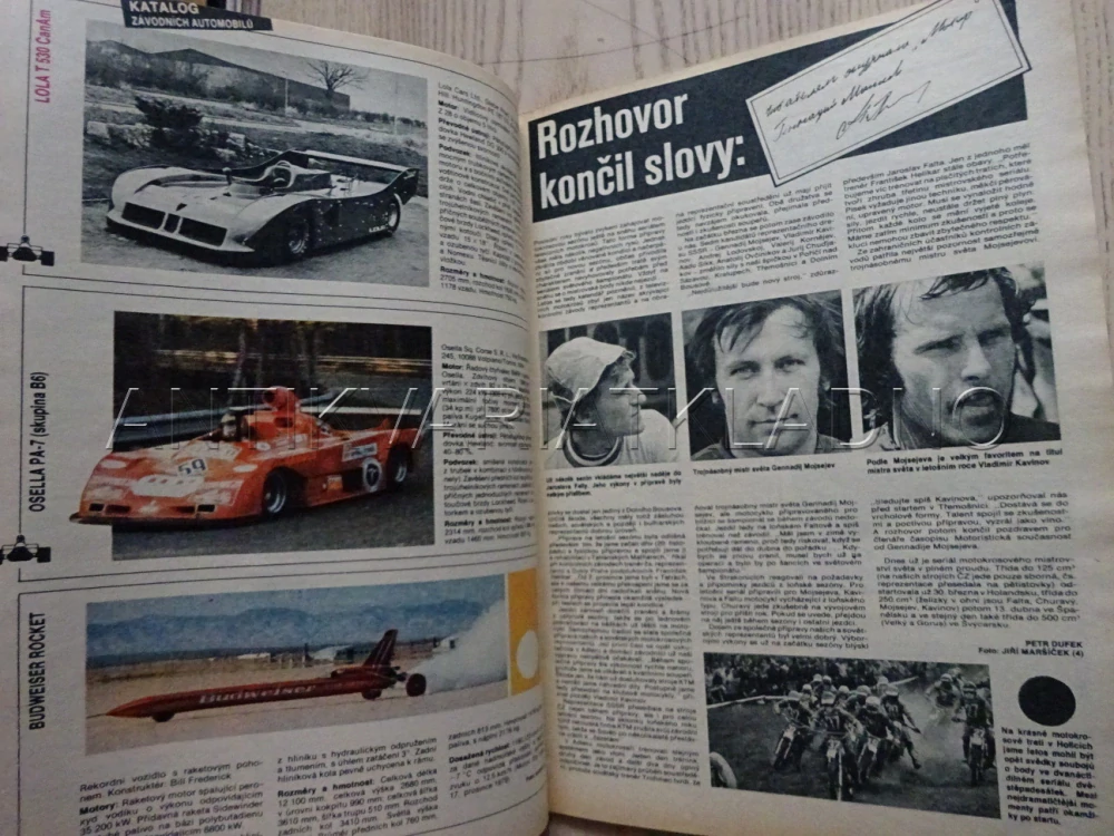 MOTOR, MOTORISTICKÁ SOUČASNOST Č. 6, ROČ. 12, 1980