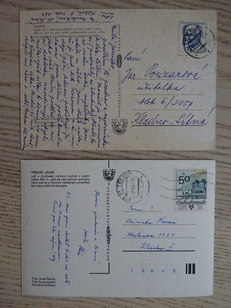 TŘEBOŇ, OKRES JINDŘICHŮV HRADEC, 2 KUSY