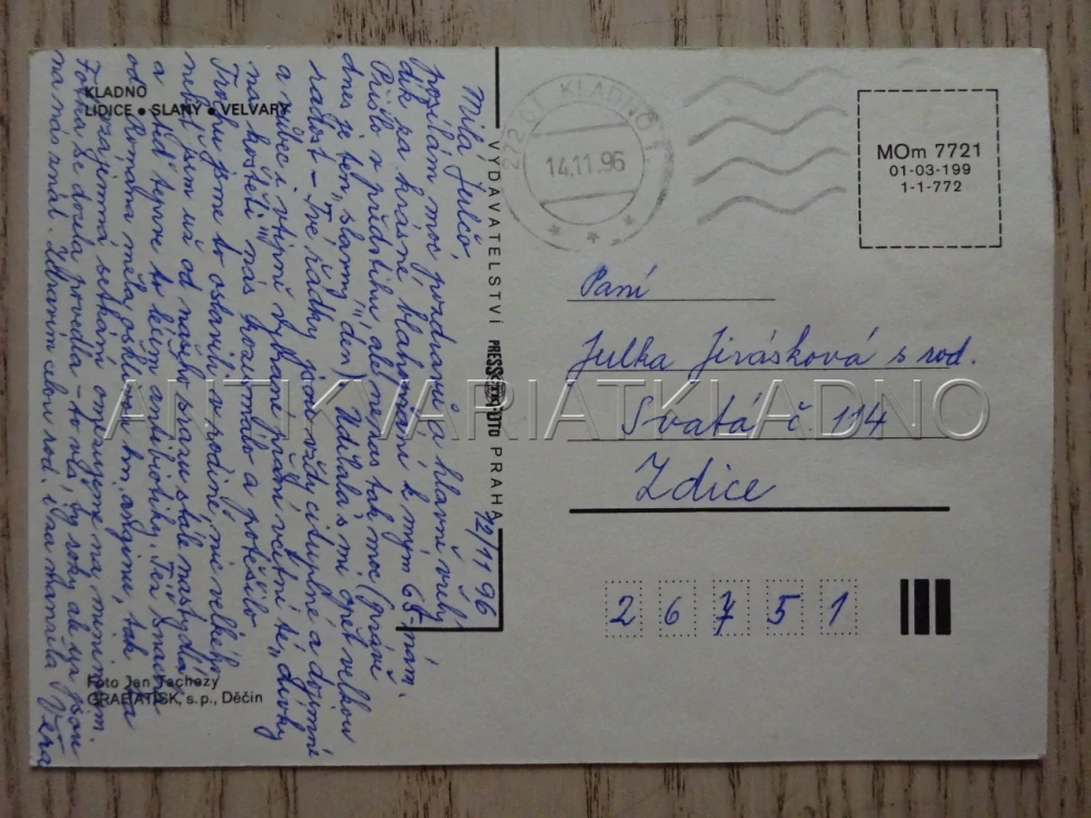 KLADNO - STŘEDOČESKÝ KRAJ, OKRES KLADNO, LIDICE, SLANÝ, VELVARY