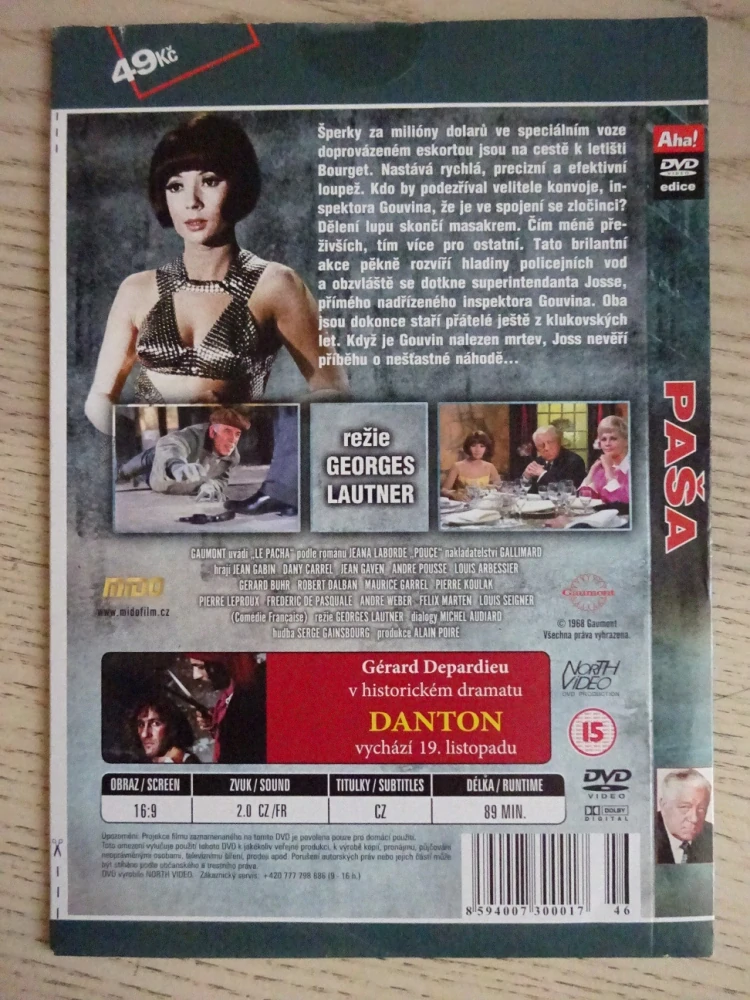 PAŠA, JEAN GABIN, DVD FILM